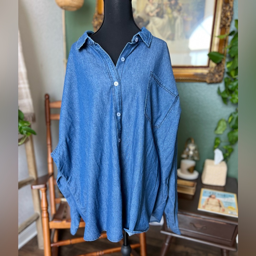 RUE21 Blue Denim Longsleeve